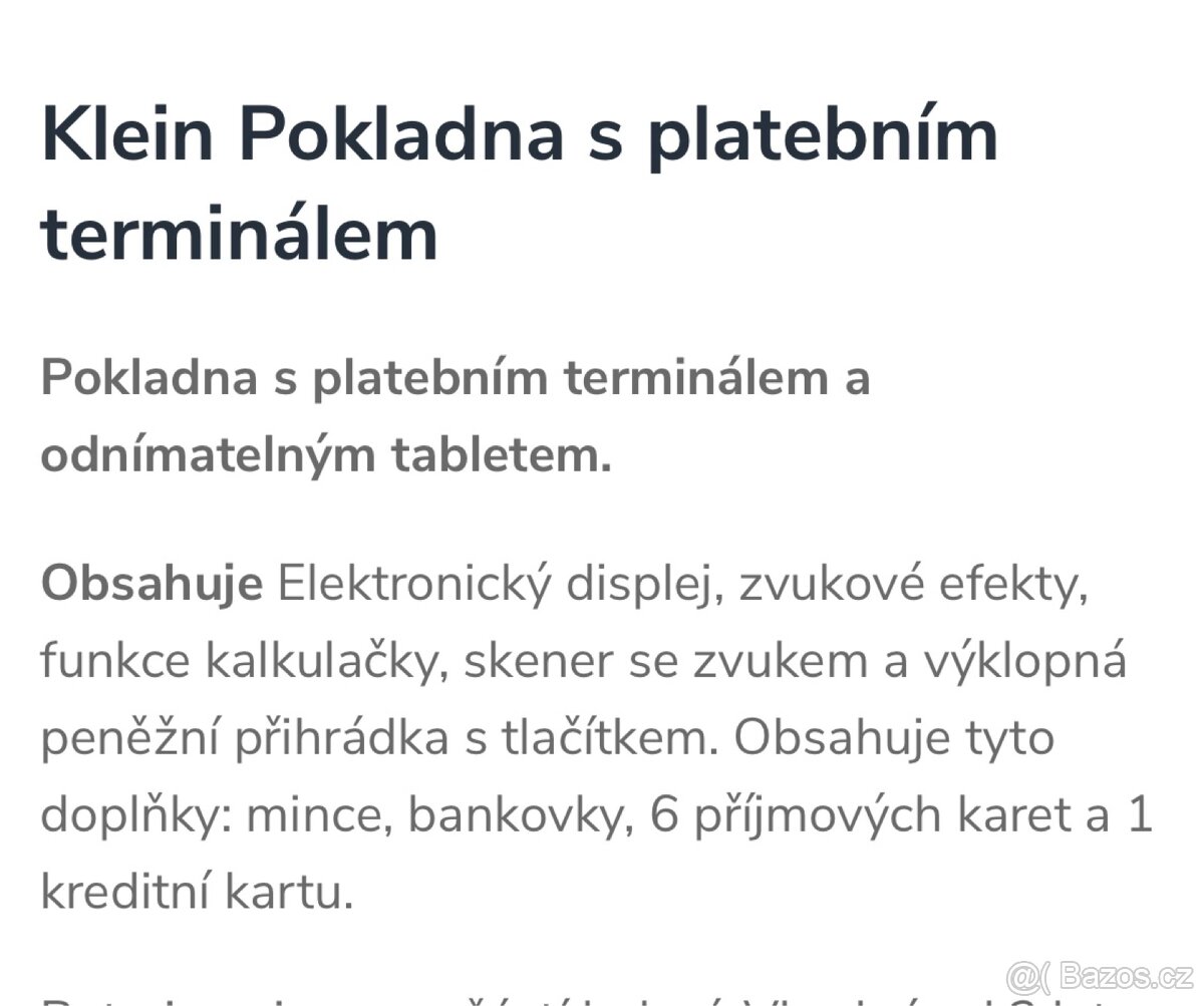 Dětská pokladna s terminálem - 6