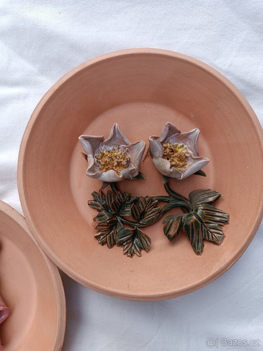 Keramické dekorační talířky - 6