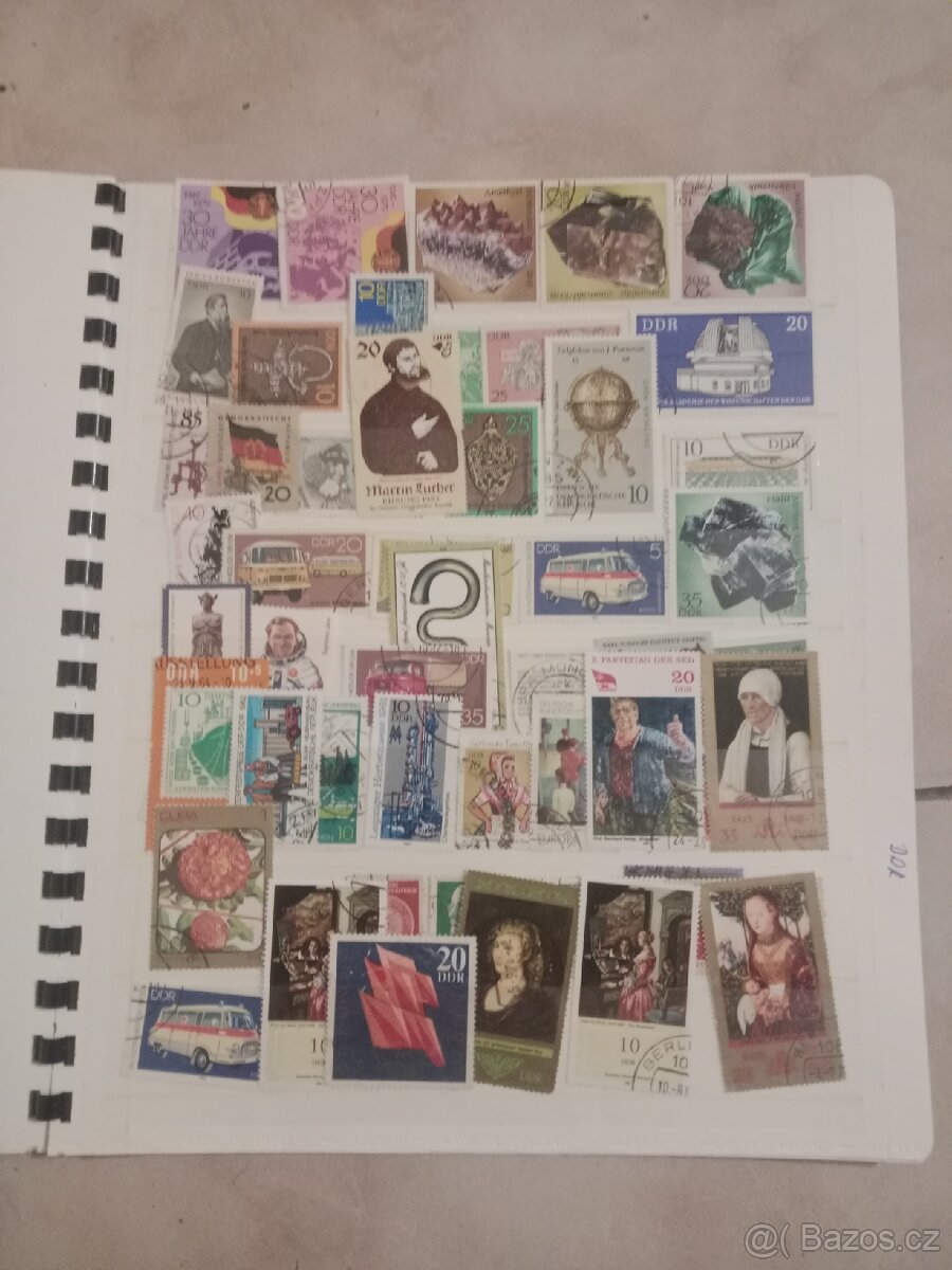 Poštovní známky 1 - 6