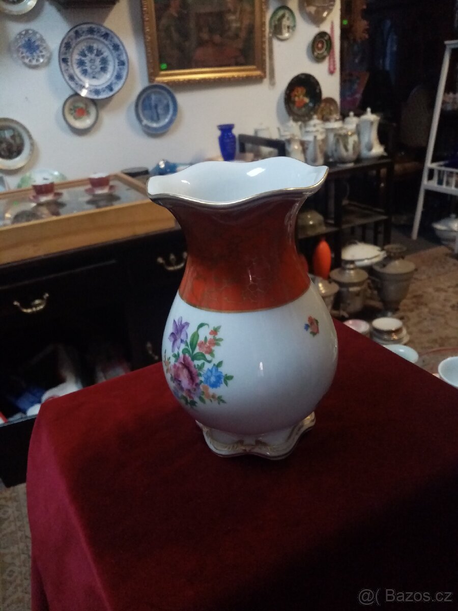 Starožitná porcelánová váza - 6