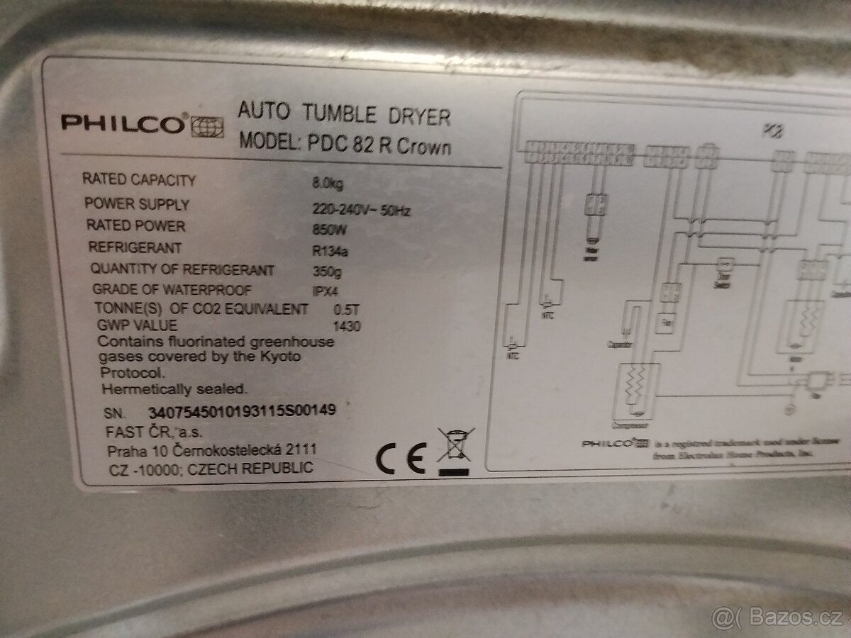 Sušička philco - 6