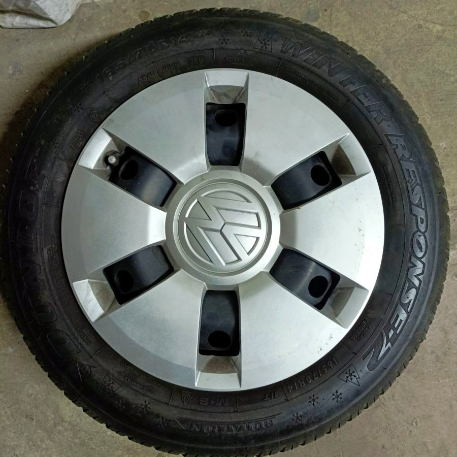 14" plechová kola – 4x100 – VOLKSWAGEN - 6