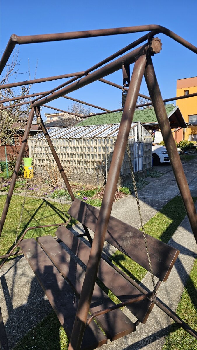 Prodám zahradní houpačku - 6