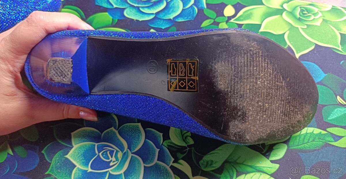 Plesové modré lodičky - 6