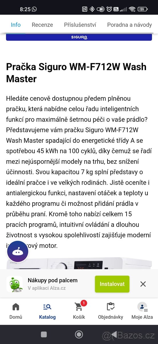 PRODÁM PRAČKU SIGURO - 6