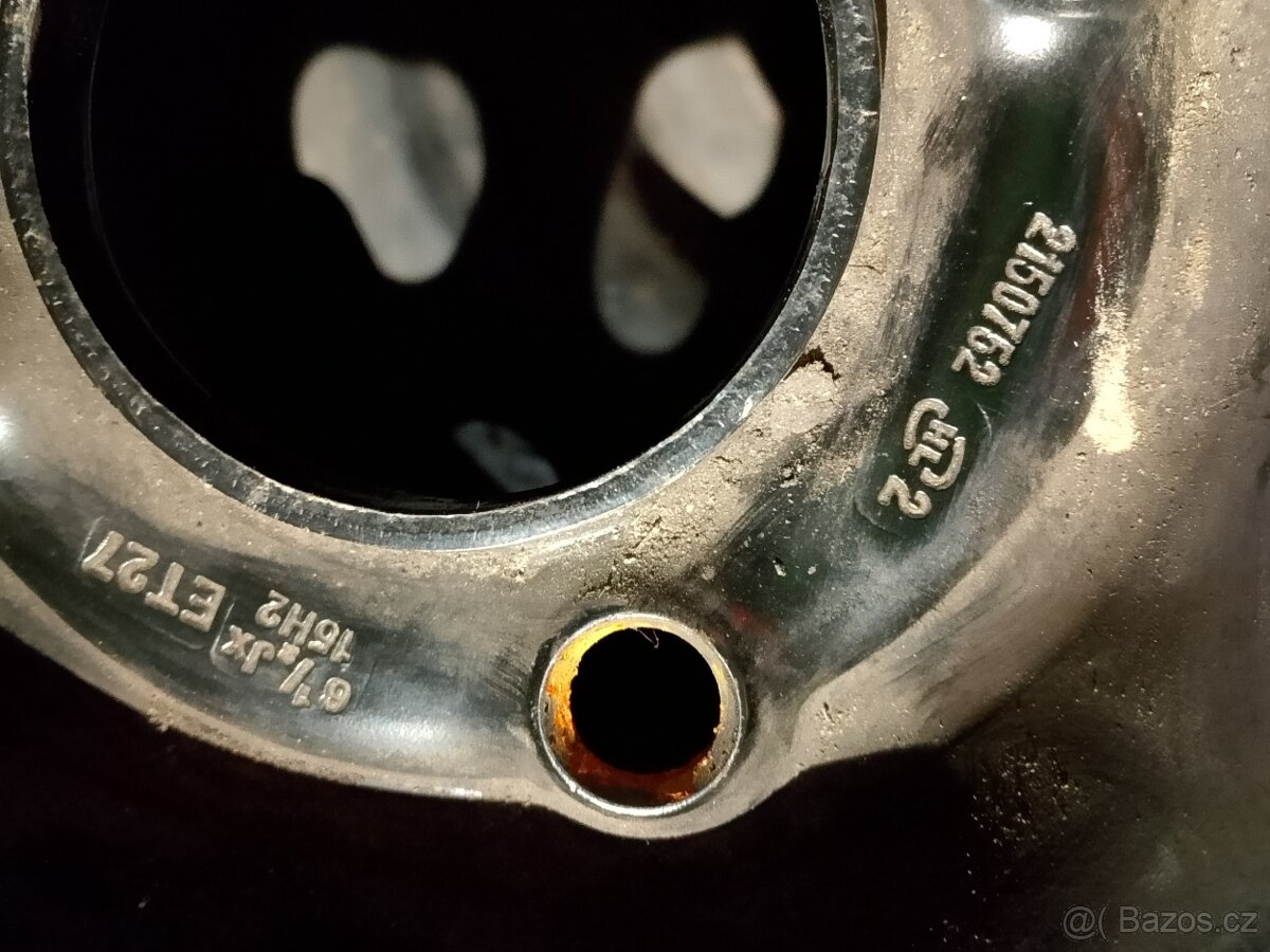 Sada kol Citroen, Opel, Peugeot 6,5x15 et27+zimní pneu r15 - 6