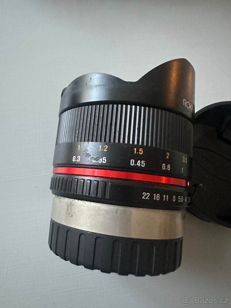 Objektiv Rokinon/Samyang 8mm f/2.8 Fisheye pro Fuji X - 6