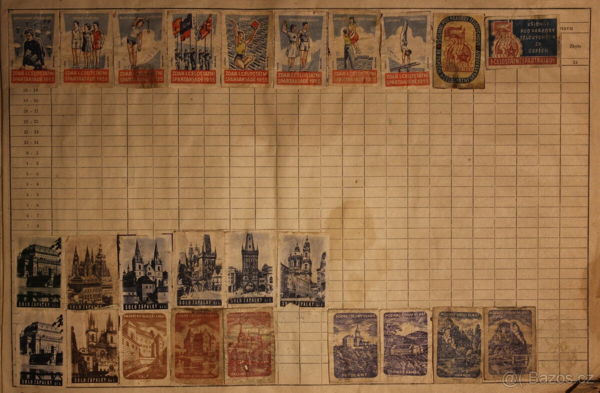 etikety krabiček sirek - 6