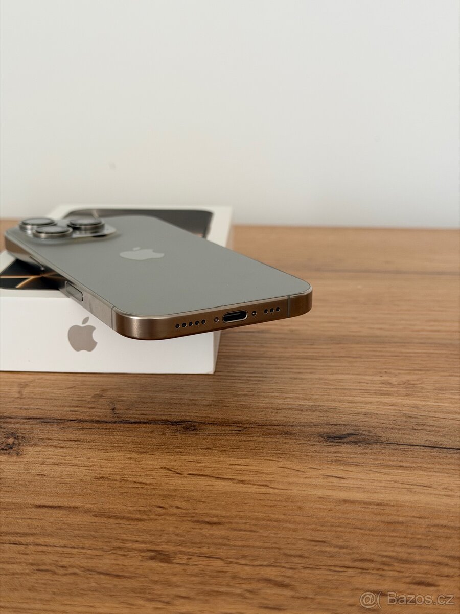 iPhone 16 Pro 128GB Natural Titanium 100%, v záruce - 6