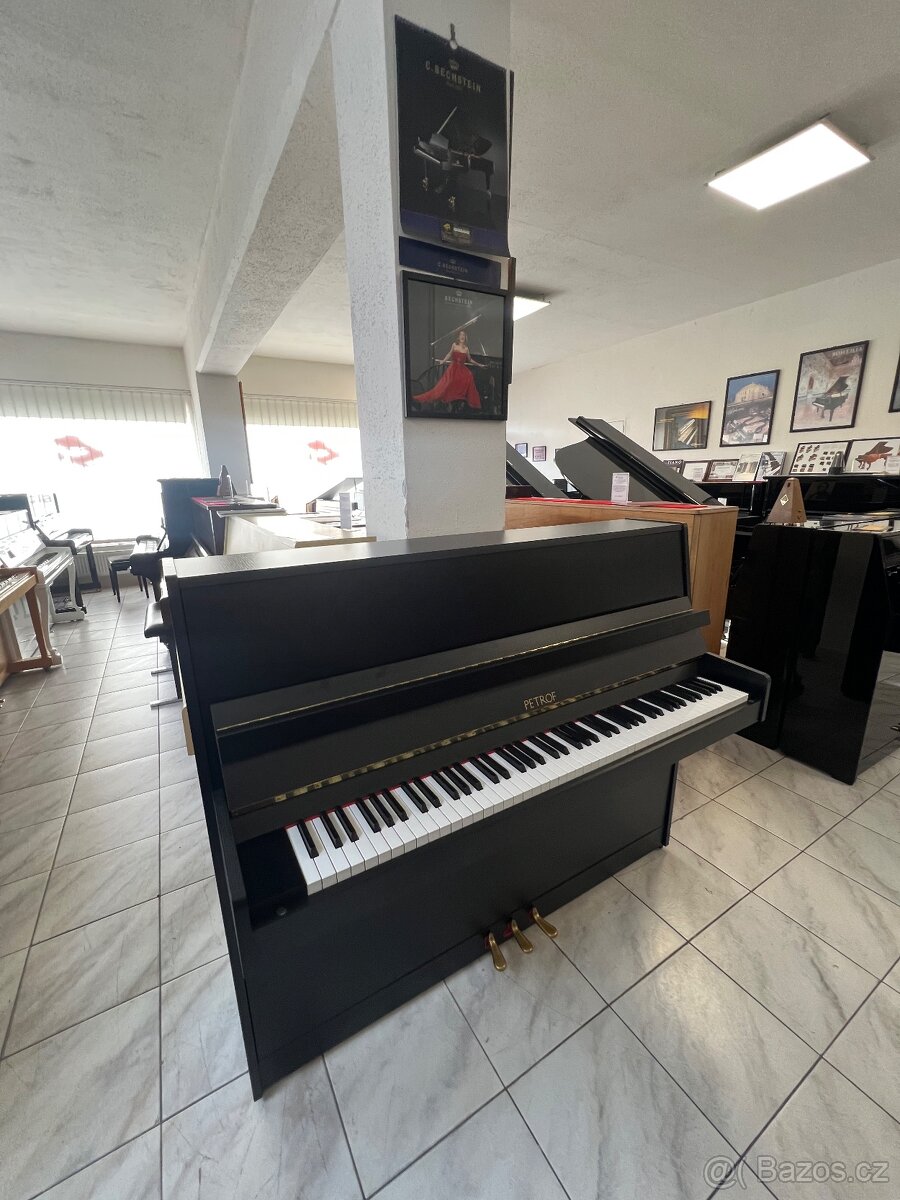 Petrof L118 se zárukou 5 let, doprava zdarma, včetně židle - 6