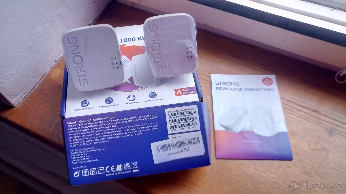 Nové ethernet adaptéry - pro připojení po el. vedení 1 Gbit - 6