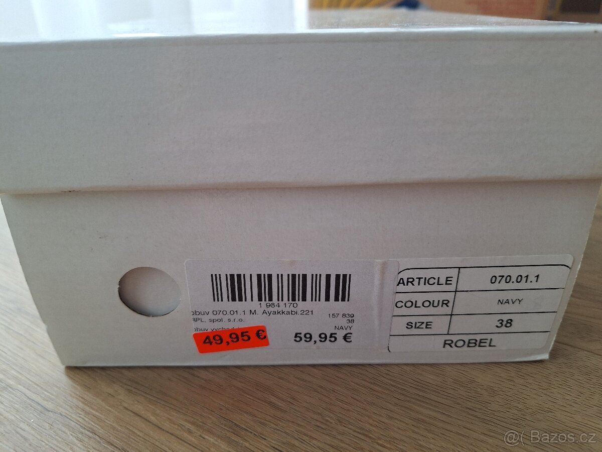 Botky zn. Robel, vel. 39, navy - 6