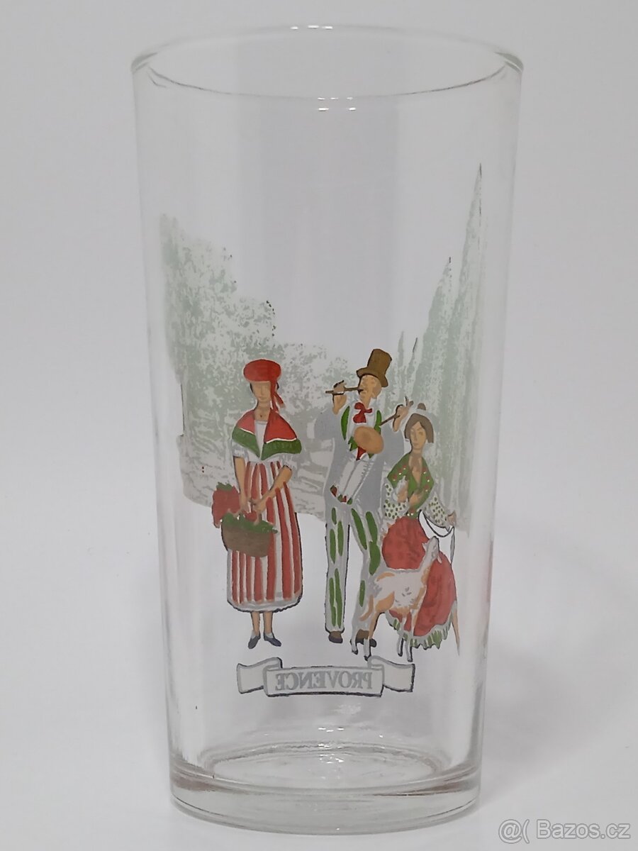 6x Sklenice od francouzské retro hořčice - 6