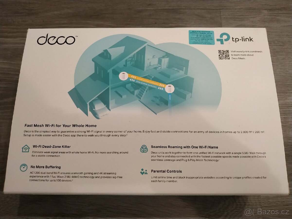 Mesh WiFi systém TP-Link Deco E4 (2-pack) - 6