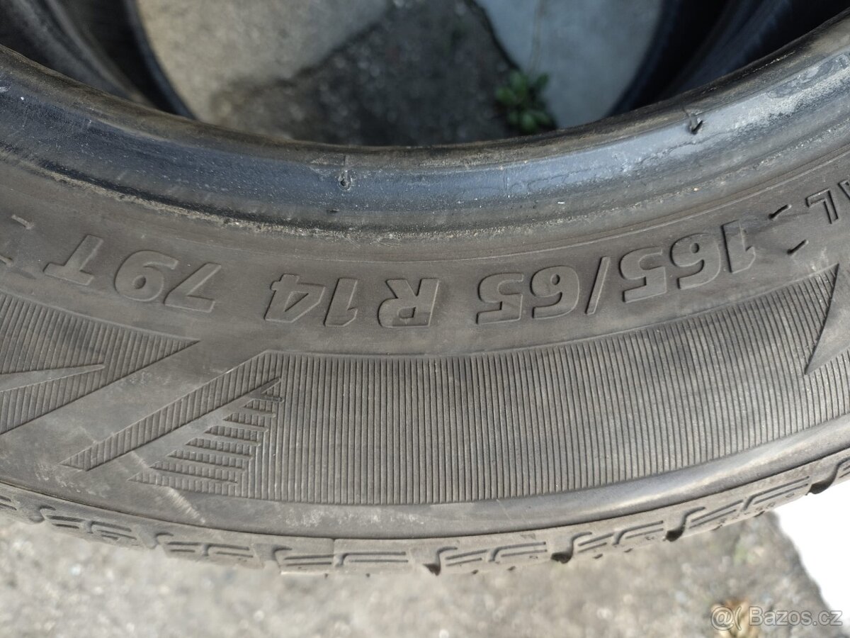 165/65 R14 letní pneu 2ks 5,5 mm - 6