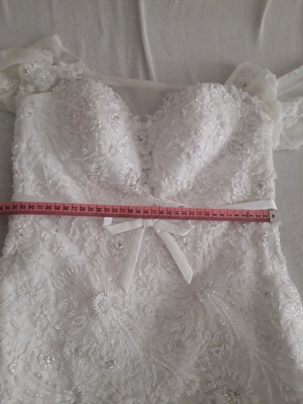 Svatební šaty - vel.S - 6