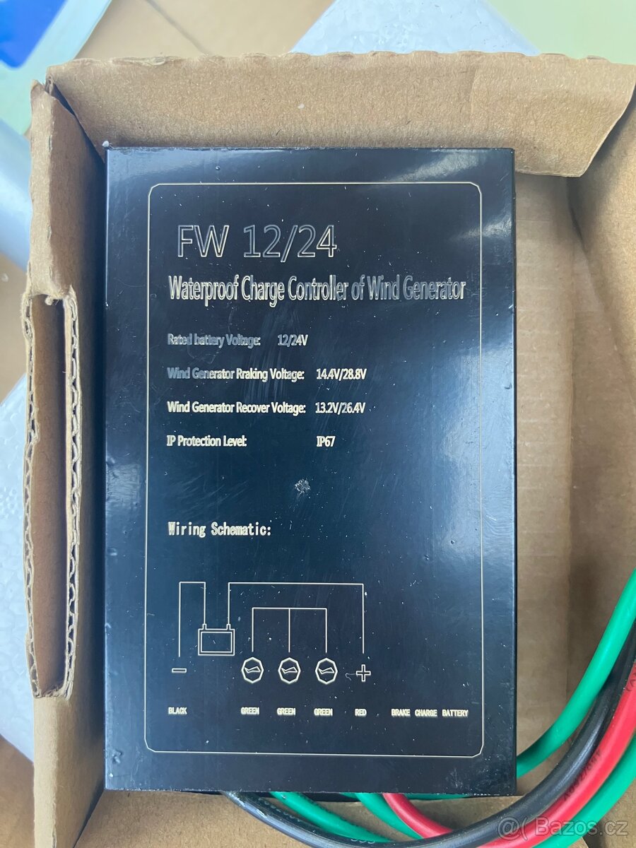 Větrná elektrárna 400W 12V - 6