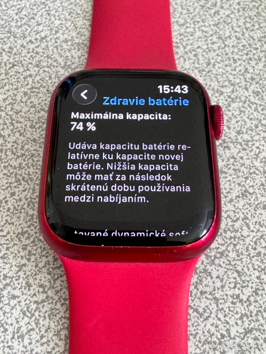 Apple Watch 7 41mm product red - 6