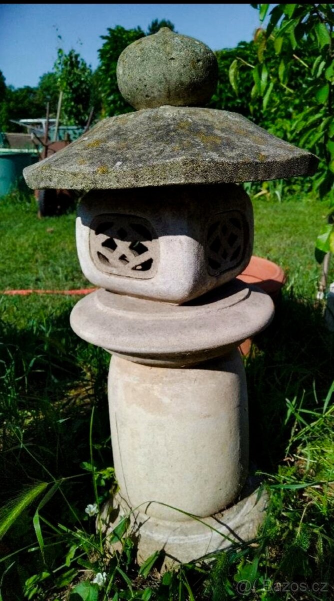 Zahradni dekorace japonske lampy beton i jednotlive - 6