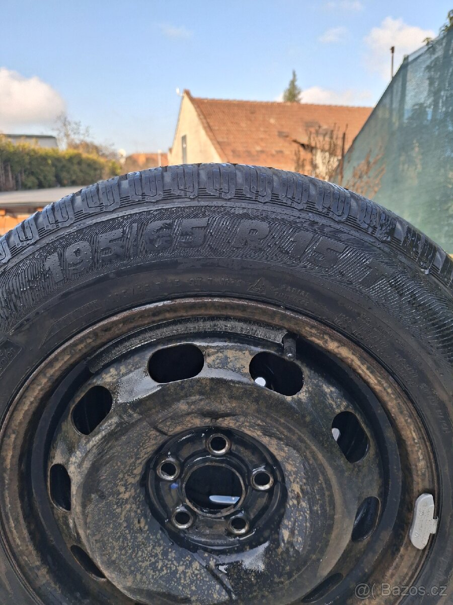 Zimni sada pneu 4ks 195/65 r15 5×100 - 6