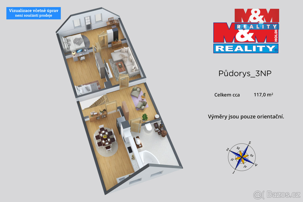 Prodej bytu 3+1 v Ústí nad Labem, ul. Tolstého - 6