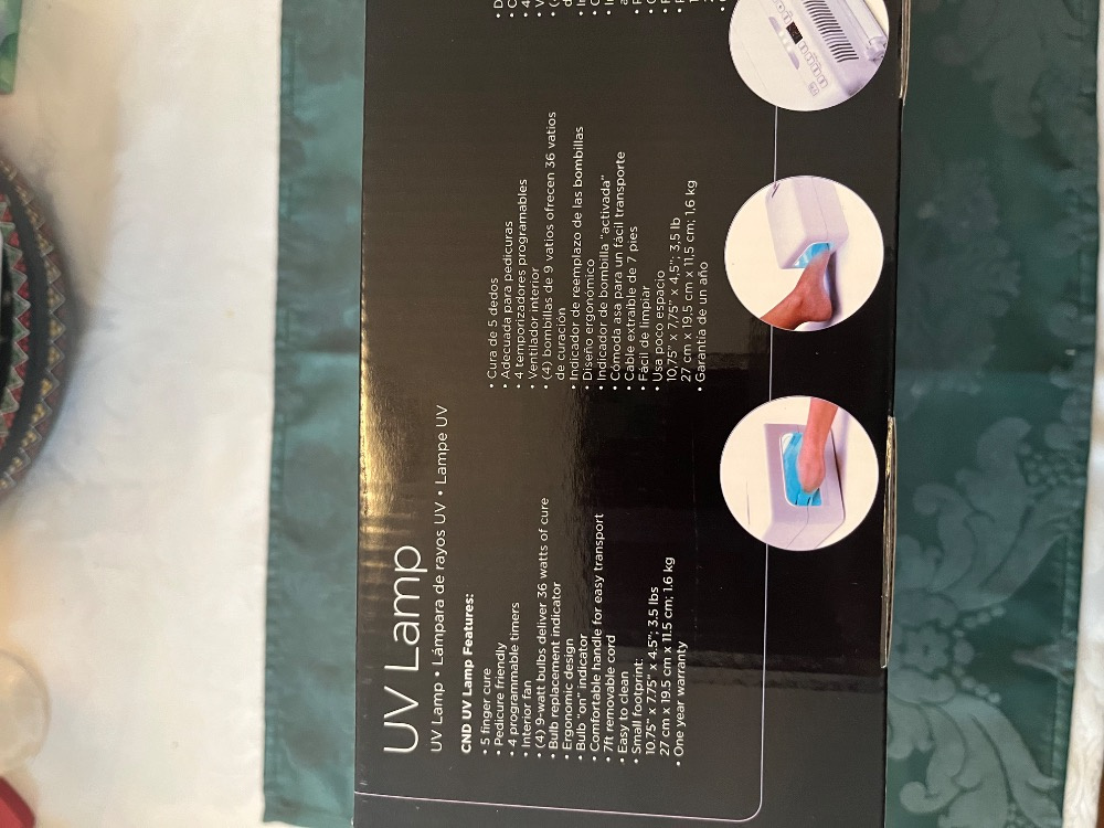 Originální CND UV lampa nová - 6