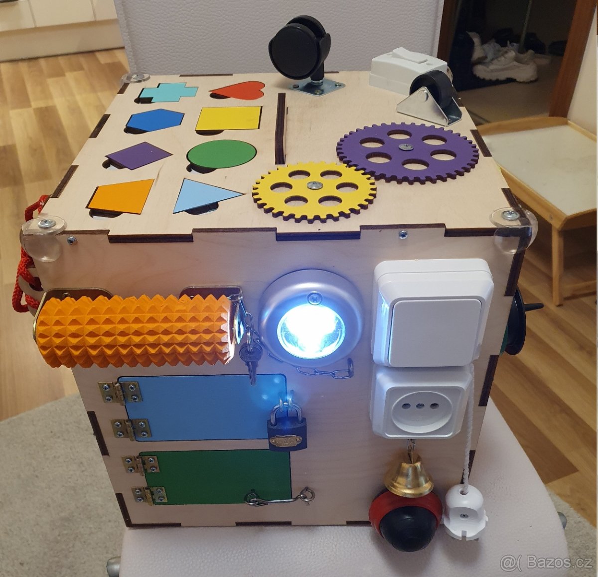 Montessori didaktická kostka - 6