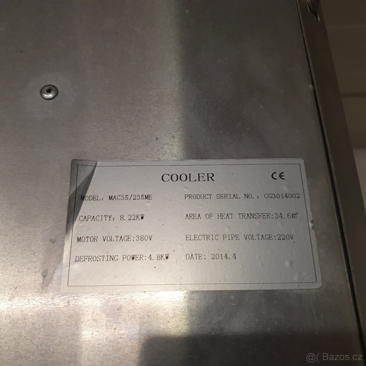 CHLADÍCÍ BOX 5 × 8 m - 6