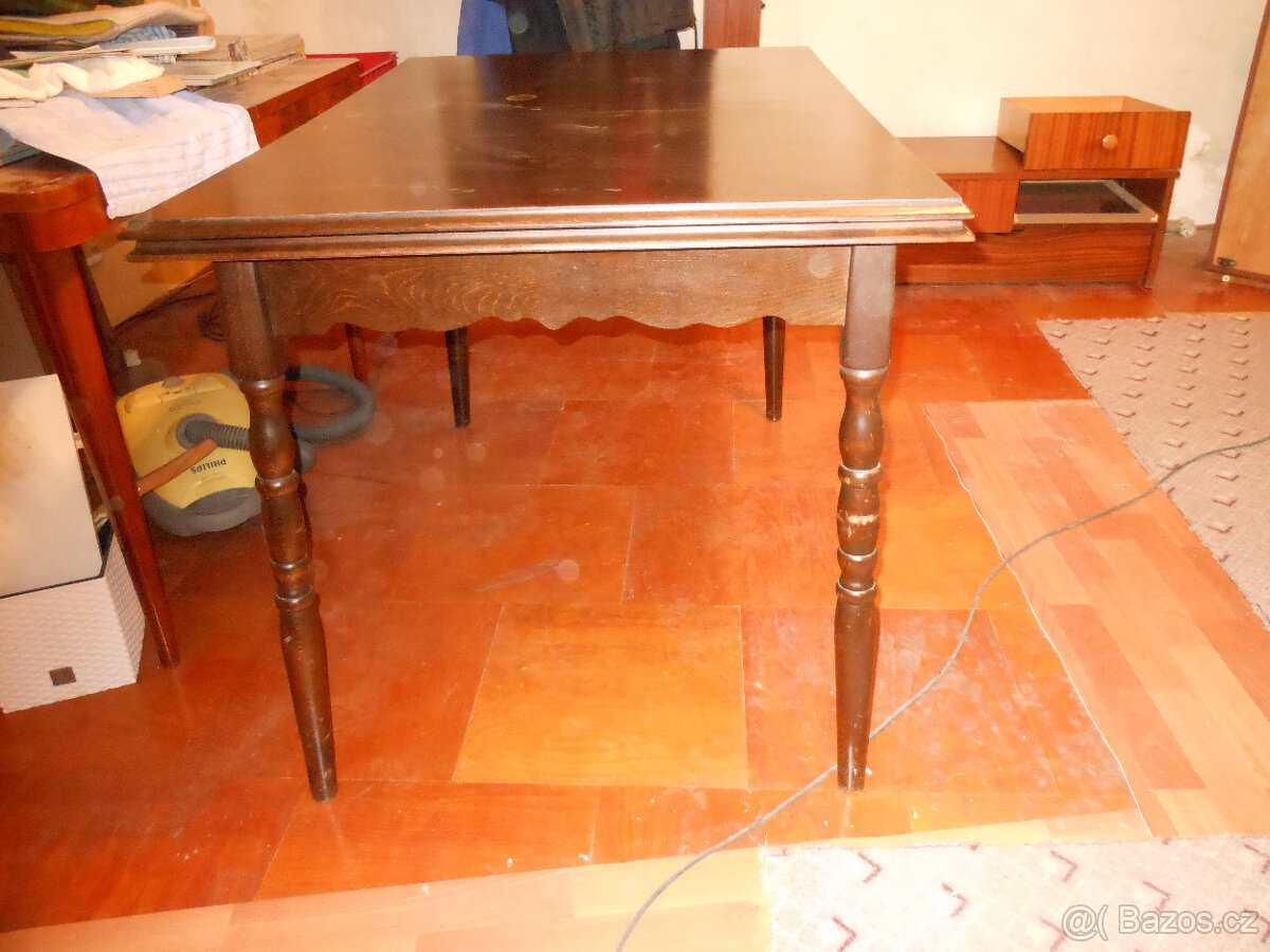 Prodám jídelní židle a rozkládací jídelní stůl - 6