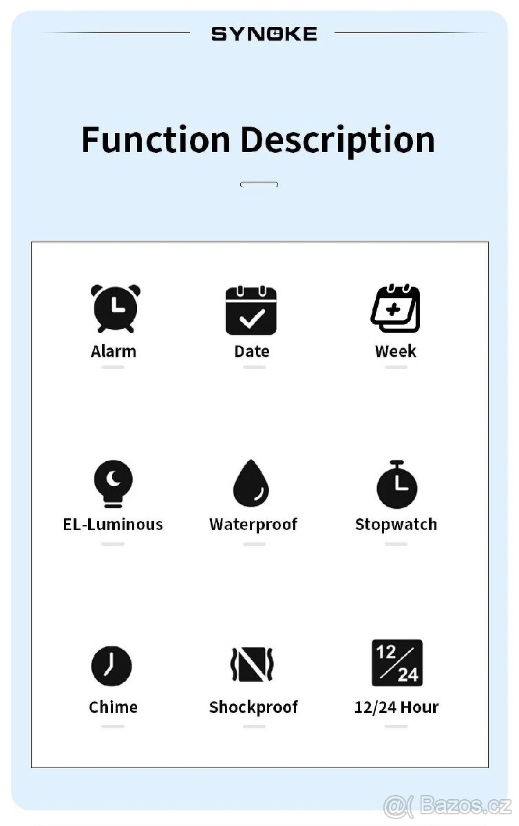 Hodinky pánské, sportovní, digitální. NOVE. - 6