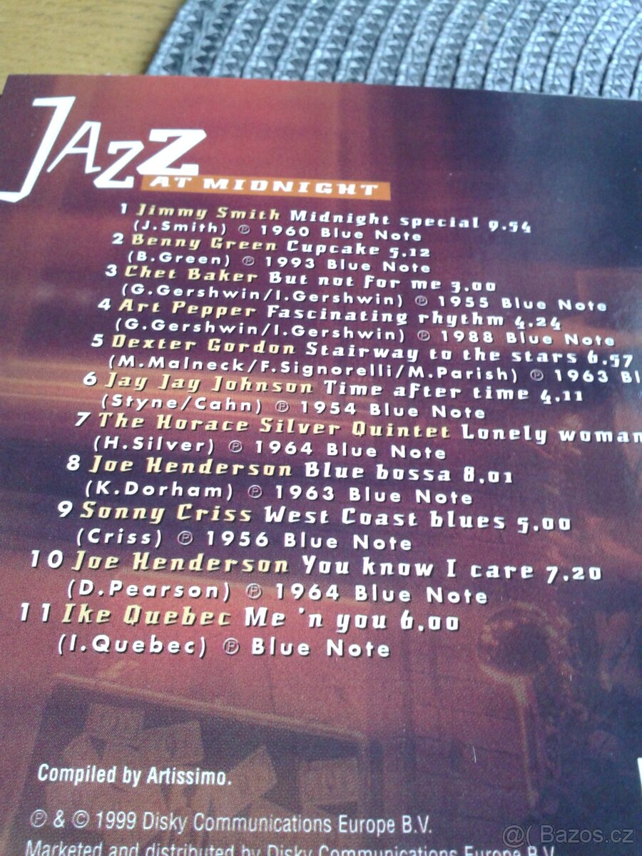 jazz cd z edice JAZZ AT MIDNIGHT - 6