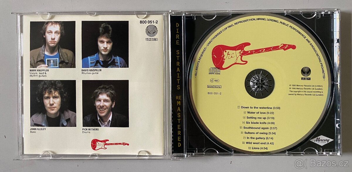 CD Dire Straits - Remastered, Communiqué - 6