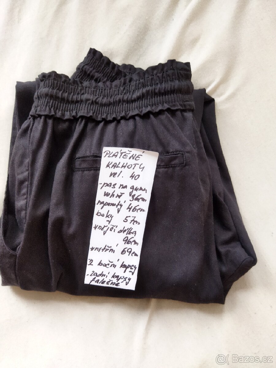 Dámské plátěné kalhoty vel.40 - 6