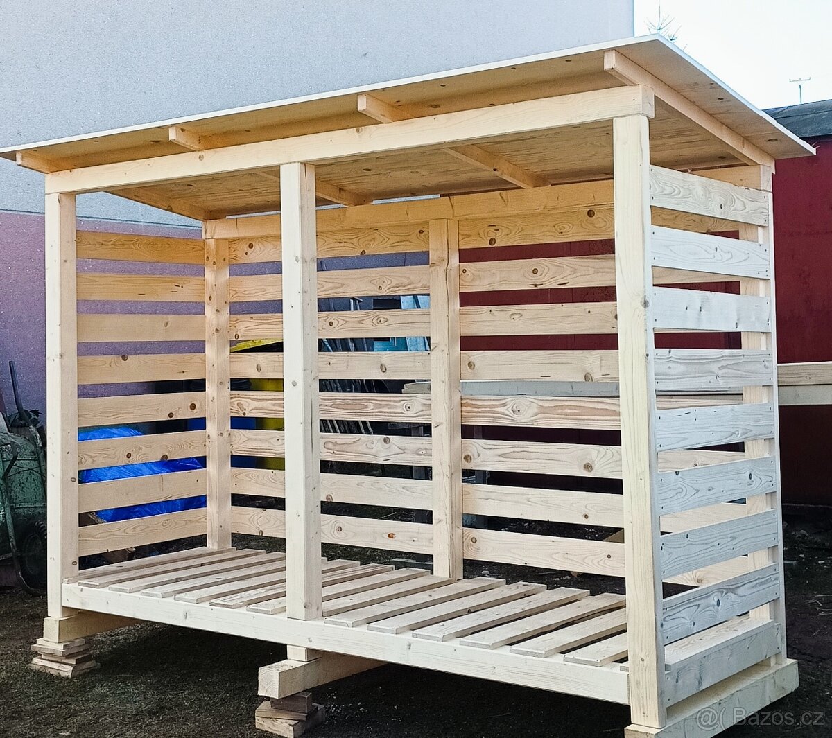 Dřevník - přístřešek na dřevo - 6