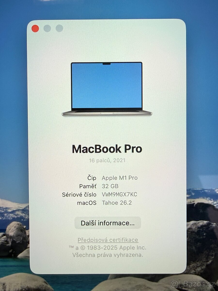 MacBook PRO 16” M1 PRO 2021 - 6