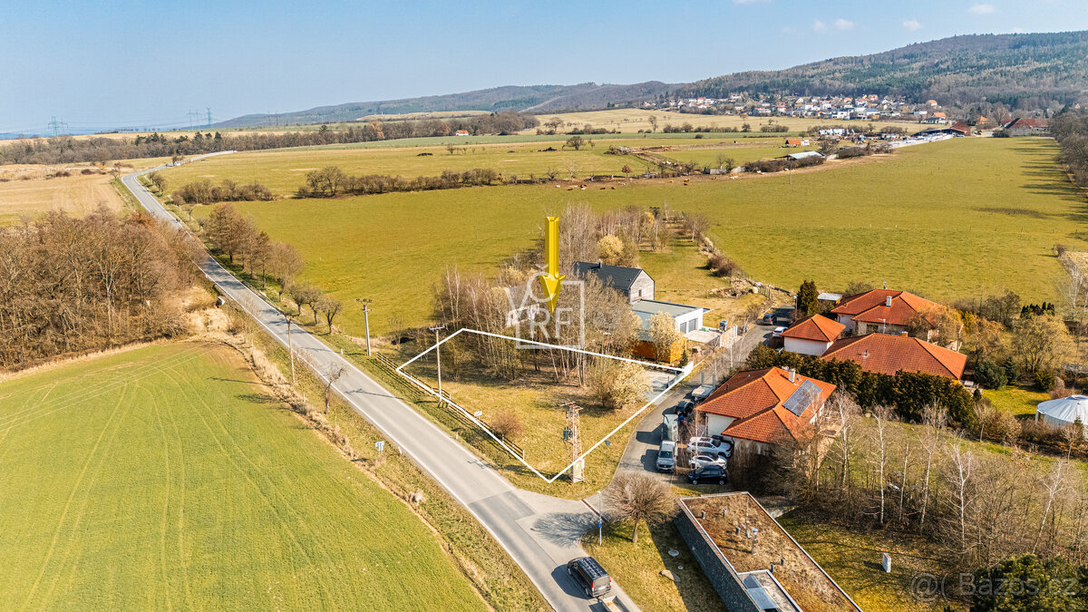 Prodej pozemku 1419 m² určeného k výstavbě RD v obci Svinaře – pohled 6