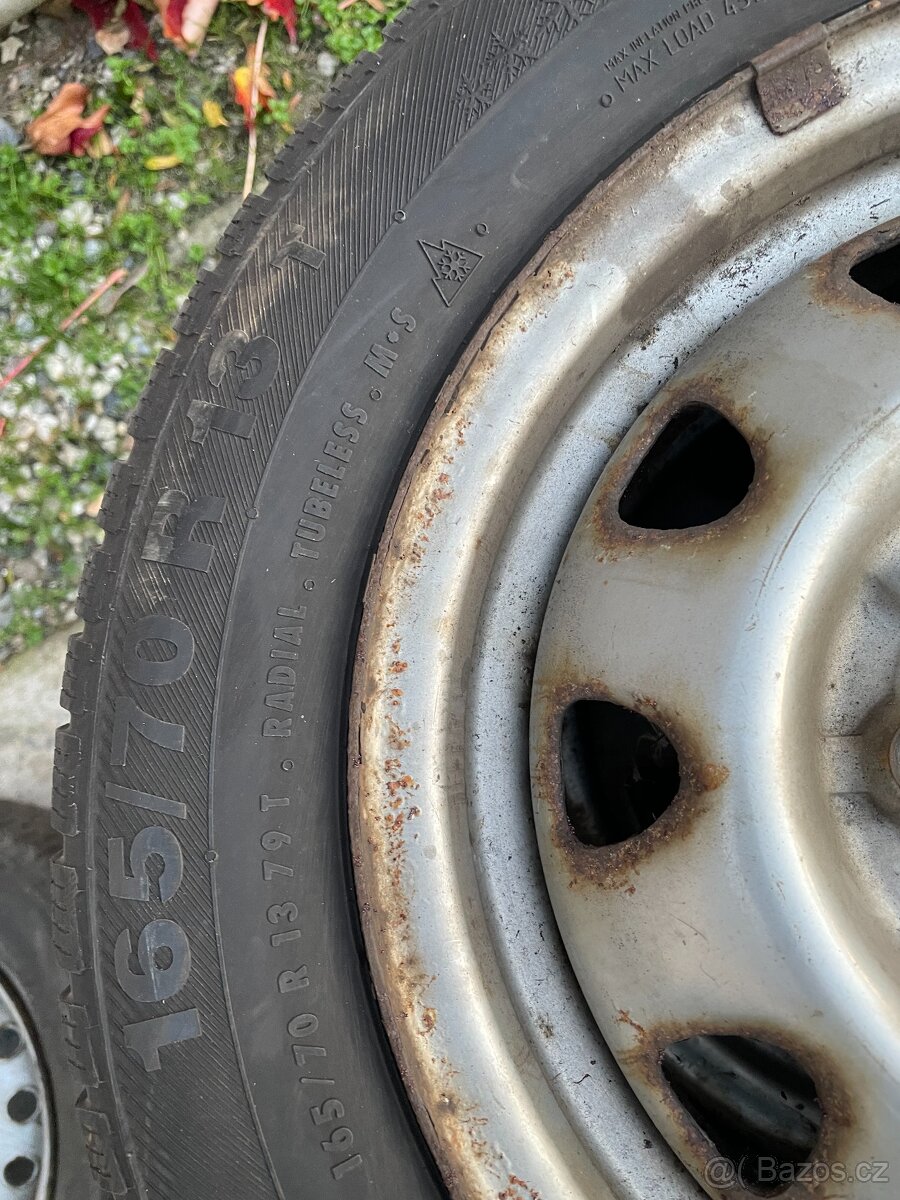 Kola 4 x 100, pneu 165/70 R13 - 6