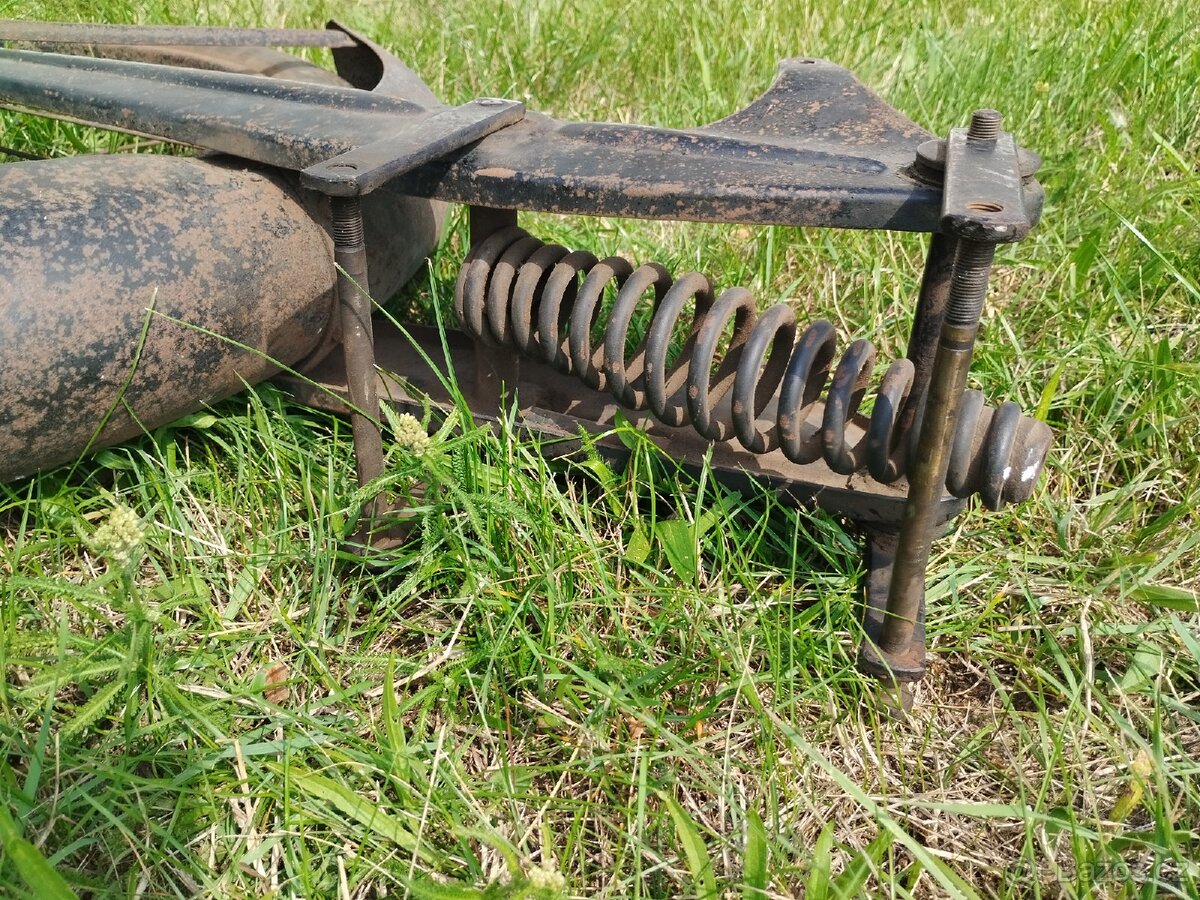 Přední vidlice NSU 125 ZDB originální stav včetně barvy - 6