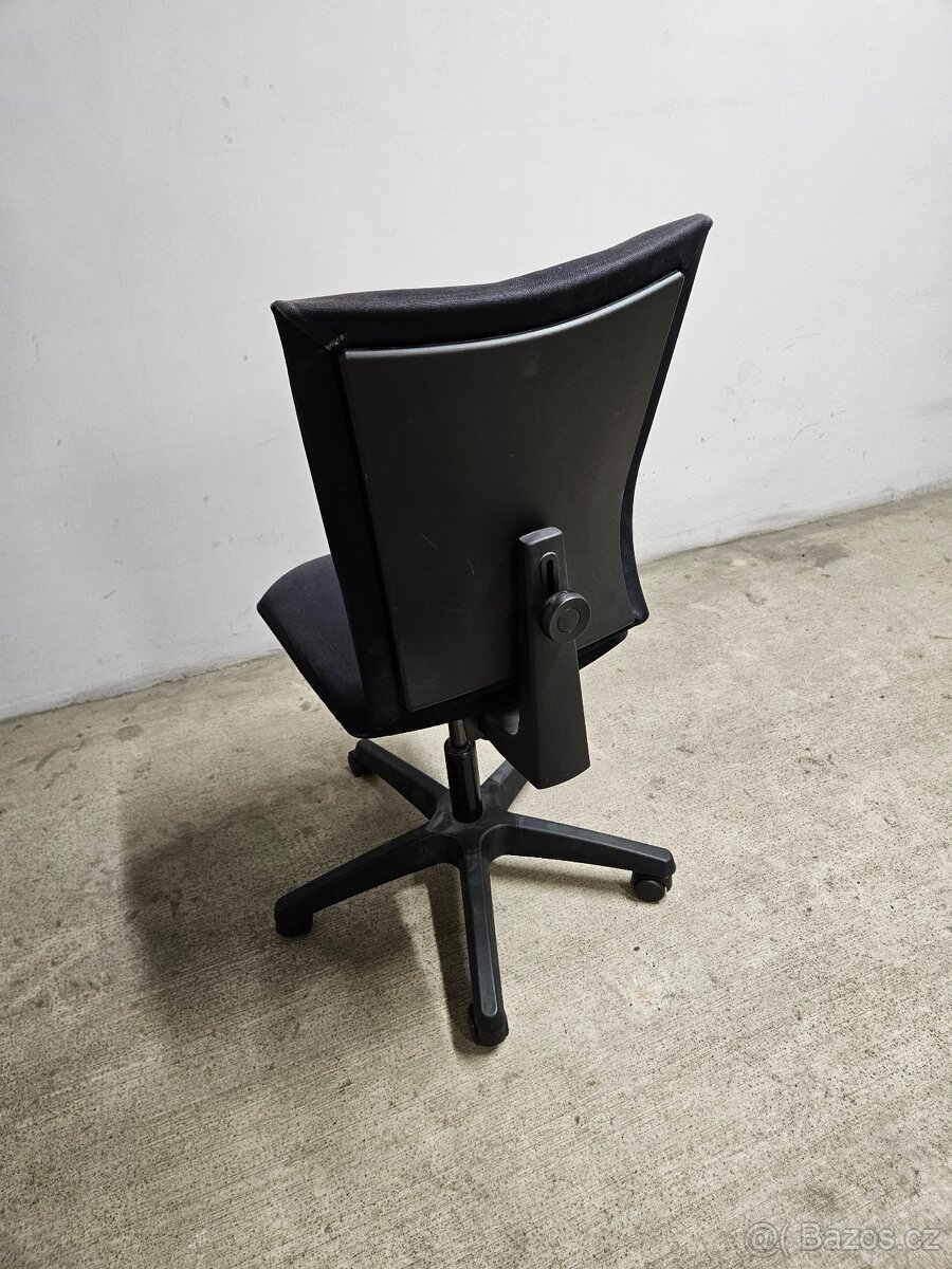 Kancelářská židle černá nastavitelná - 6