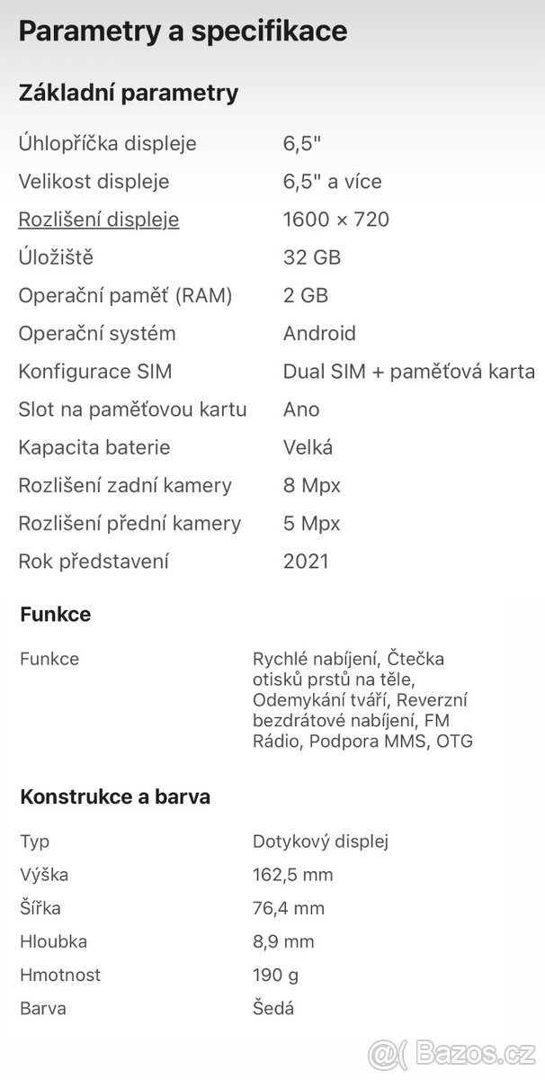 Realme C11 2022 Blue - modrý - 6