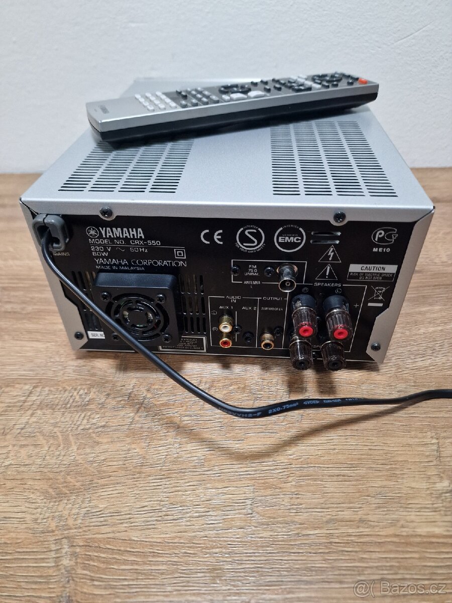 Mikrosystém Yamaha CRX 550 SILVER - 6