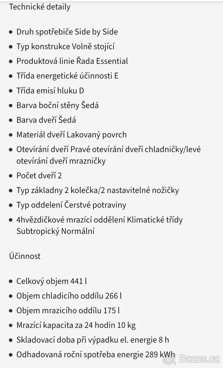 Americká lednice Gorenje NRS8182KX - 6