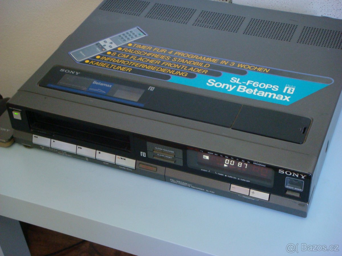 BETAMAX-KOUPÍM VIDEOREKORDÉR - 6