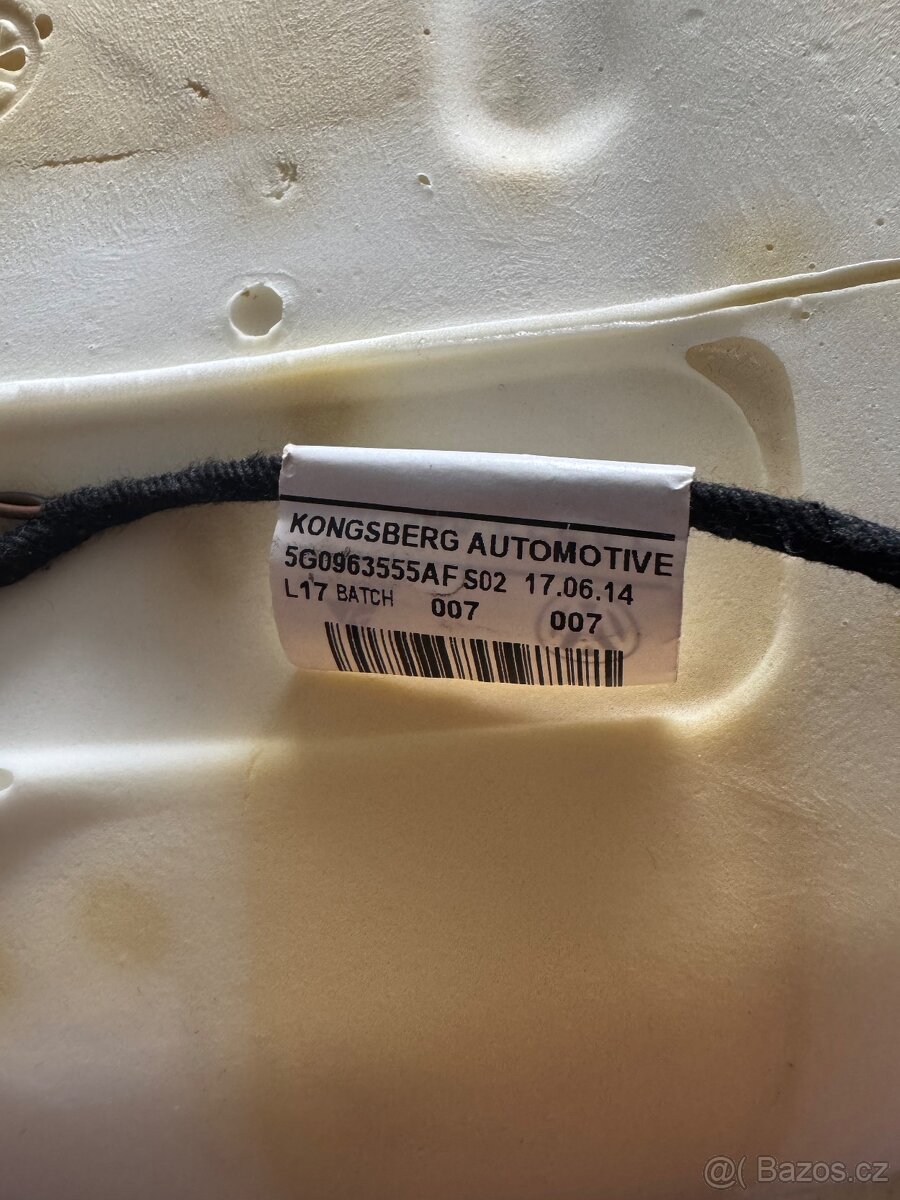 Vyhřívaný podsedák do VW Golf Cup - 6