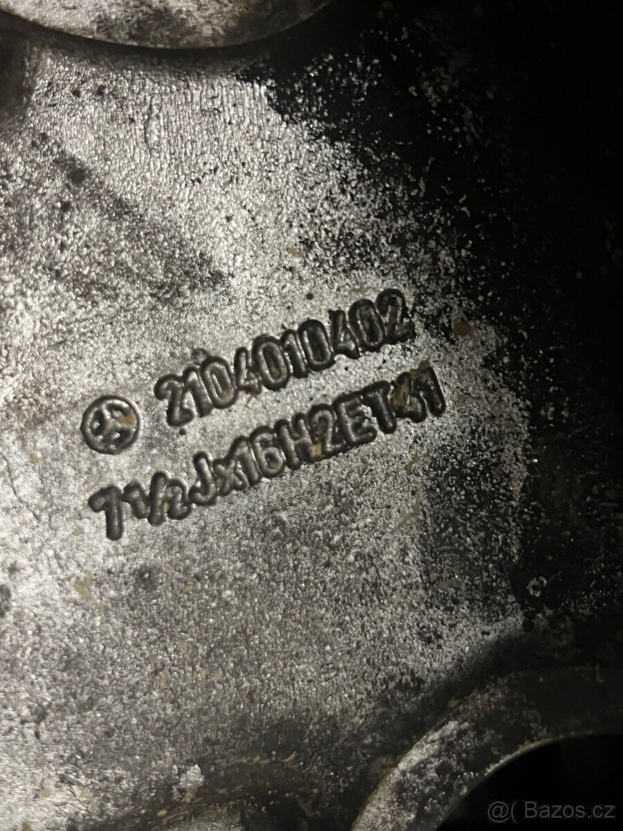 Alu kola Mercedes Benz w210 Masařky - 6