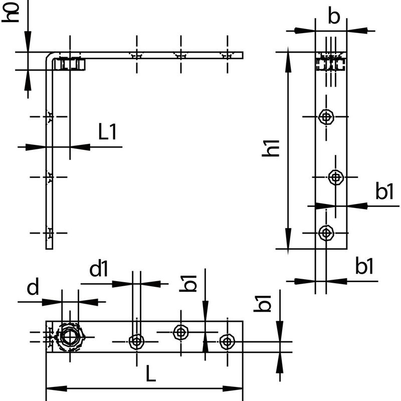 Sada kování HELM pro dveře,vrata, mříže atd. - 6
