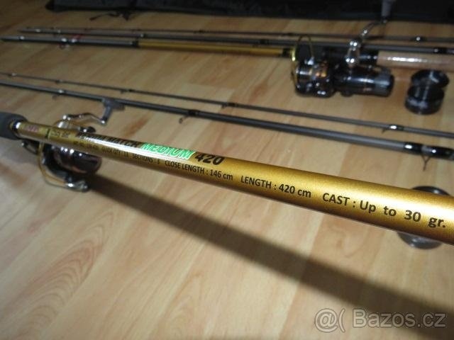 Predam novy ryb.set MERIDA,4,2 metra,nav.Hiboy,cievka30 - 6