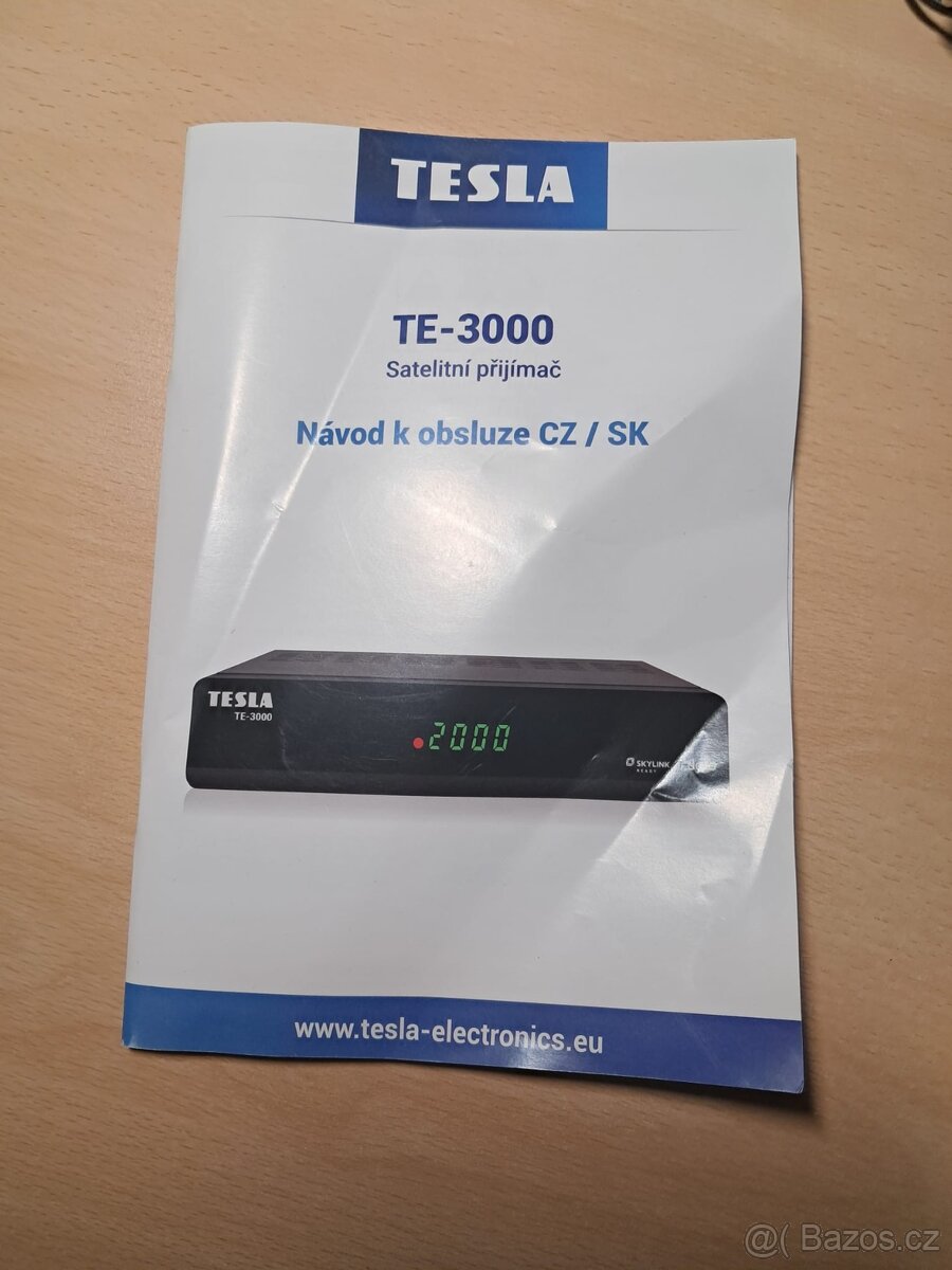 Satelitní přijímač Tesla TE-3000, černý – v záruce - 6