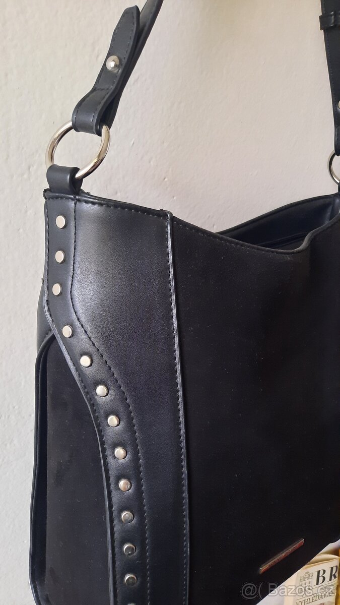 Kabelka velká černá - 6