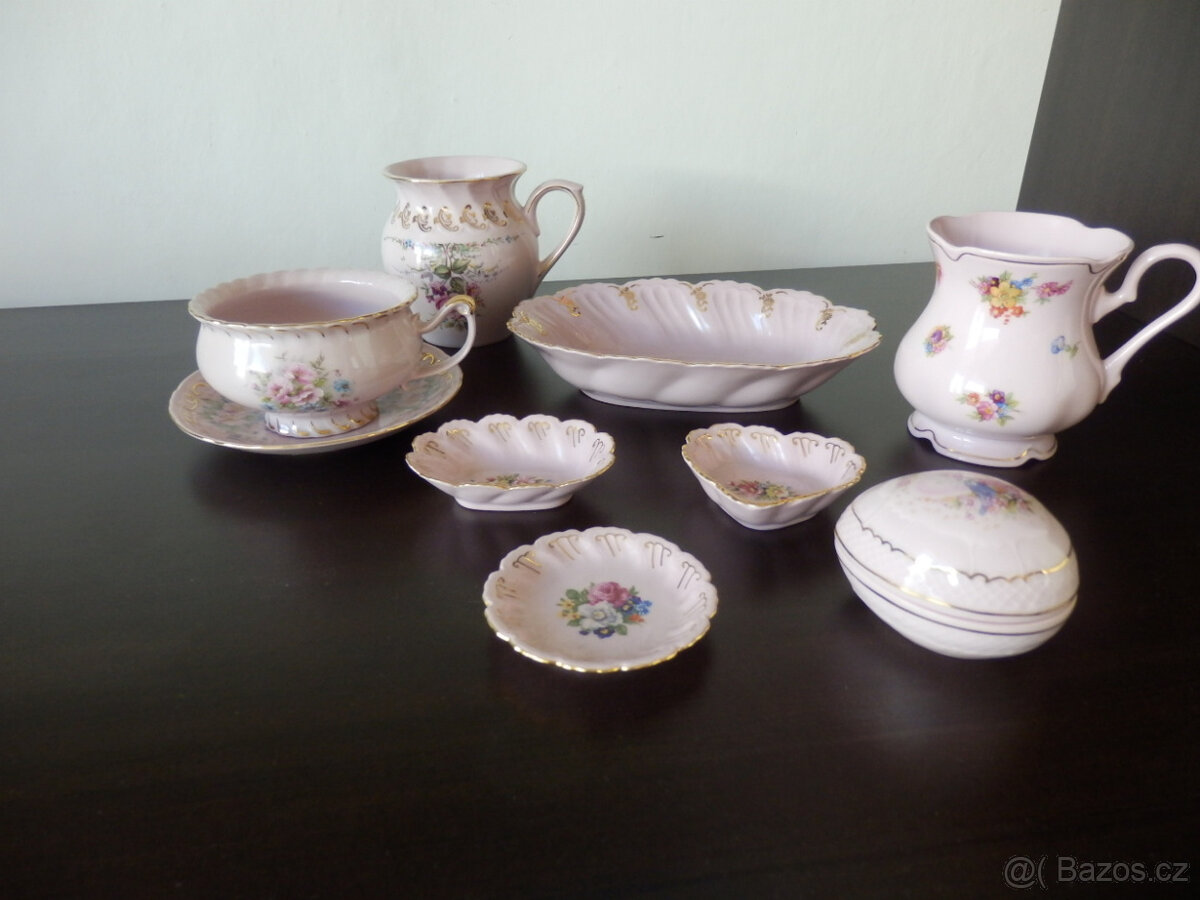 růžový porcelán - různé - 6